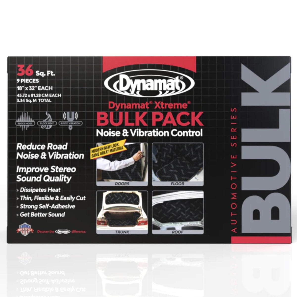 Dynamat Xtreme Bulk Pack Car Sound Proofing Extreme Deadening Noise Reduction - CEN