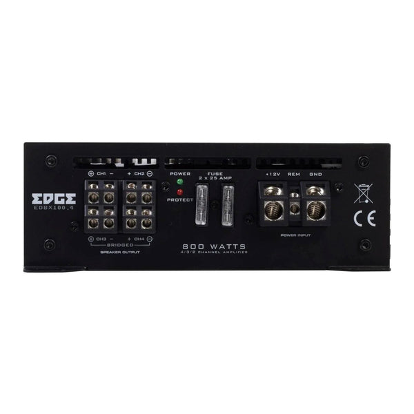 Edge DBX Series EDBX100.4-E1 Amp Class AB 4 Channel Amplifier 400w RMS