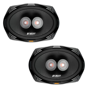 Edge Street Series EDS69-E4 3 Way Coaxial Speakers 6x9 Inch 160w RMS Pair