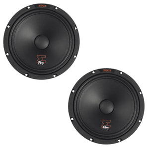 Edge Street Series EDSPRO8-E3 Pro Audio Midrange Speakers 8 Inch 225w RMS Pair