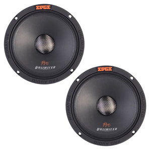 Edge Unlimited Series EDUPRO6-E3 Pro Midrange Speakers 6.5 Inch 400w RMS Pair