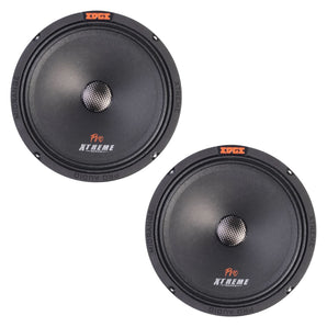 Edge Xtreme Series EDXPRO8-E3 Pro Audio Midrange Speakers 8 Inch 350w RMS Pair
