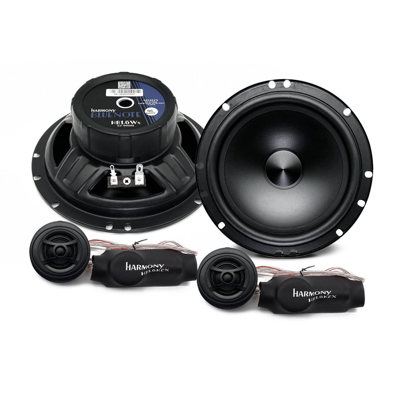 ESB HB1.6K2X 2 Way Component Speaker System with 12dB Tweeter Crossover 65w RMS