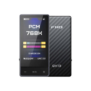 FiiO QX13 Portable DAC and Headphone Amplifier 3.5mm or 4.4mm USB C Black
