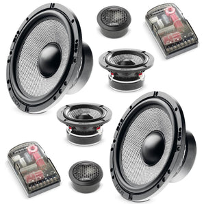 Focal 165 AS3 Access Series 3 Way 6.5" Car Door Component Speakers 80w RMS Pair - CEN