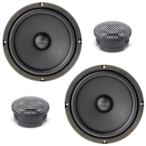 Focal ISU 200 Shallow Mount 8" Car Door 2 Way Component Speakers 80w RMS Pair - CEN