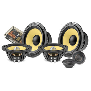 Focal K2 Power ES 165 KX3E 6.5 Inch 16.5cm 3 Way Component Speakers 120w Pair - CEN