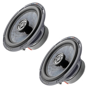 Focal PC 165 SF Slate Fibre Series 6.5" 2 Way Car Door Coaxial Speakers 80w RMS - CEN