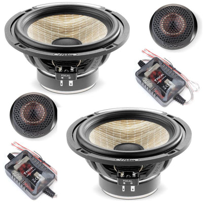 Focal PS165FE Flax Evo Series 2 Way 6.5" Car Door Component Speakers 70w RMS