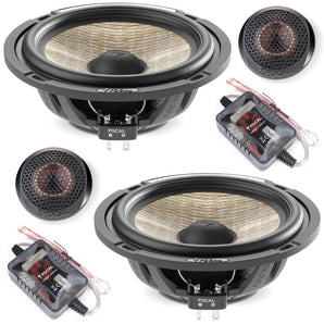 Focal PS165FSE Flax Evo Series 6.5" Shallow Mount Car Door Component Speakers - CEN