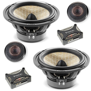 Focal PS165FXE Flax Evo Series Expert 2 Way 6.5" Car Door Component Speakers 80w - CEN