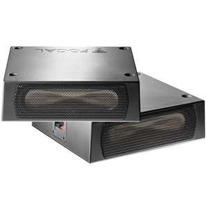 Focal ISUB Twin Sub Powerful Compact Passive Underseat Car Subwoofer 2x 100w RMS - CEN