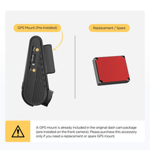 Viofo A329 Series Replacement Dash Cam GPS Windscreen Module Mount & Sticky Pad