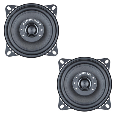 Ground Zero Iridium GZIF 4001FX 10cm 2 Way Shallow Depth Mount Speakers 50w RMS
