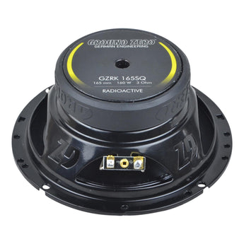 Ground Zero Radioactive GZRC 165.2SQ-IV 6.5 Inch 2 Way Component Door Speakers - CEN