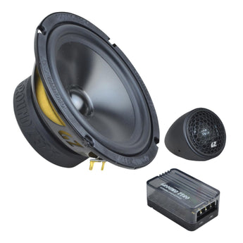 Ground Zero Radioactive GZRC 165.2SQ-IV 6.5 Inch 2 Way Component Door Speakers - CEN