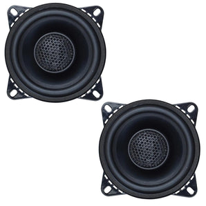 Ground Zero Radioactive GZRF 4.0SQ 4 Inch 2 Way Car Van Coaxial Door Speakers - CEN