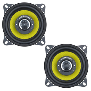Ground Zero Titanium GZTF 4.0X 4 Inch 2 Way Car Van Coaxial Door Speaker 70w RMS - CEN