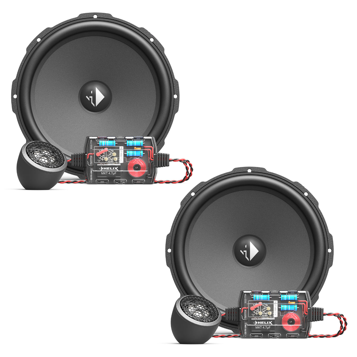 Helix Compose i3 Ci3 K200.2FM-S3 Component 8 Inch FlexMount Speakers 100w RMS - CEN