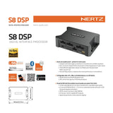 Hertz S8 DSP 8 Channel Compact HI Res App Controlled Digital Sound Processor - CEN