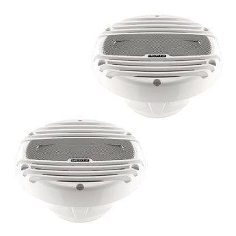 Hertz HMX 6.5 White 6.5" 2 Way Coaxial Marine Boat Speakers 75w RMS - CEN