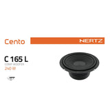 Hertz Cento C 165 L 6.5" 17cm Car Door Component Woofer Speakers 80w RMS Pair - CEN
