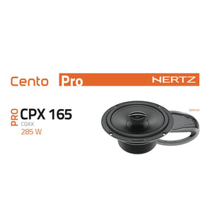 Hertz Cento CPX 165 Pro 6.5" 17cm 2 Way Car Door Coaxial Speakers 95w RMS Pair - CEN