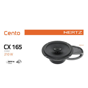 Hertz Cento CX 165 6.5 Inch 17cm 2 Way Car Door Coaxial Speakers 70w RMS Pair - CEN