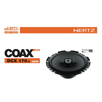 Hertz Dieci DCX 170.3 6.7" 16.7cm 2 Way Car Door Coaxial Speakers 50w RMS Pair - CEN