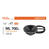 Hertz Mille Legend ML 700.3 70mm 3 Inch Midrange Component Speakers 100w Pair - CEN