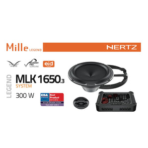 Hertz Mille Legend MLK 1650.3 6.5 Inch 16.5cm Component Speakers 150w RMS Pair - CEN