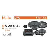 Hertz Mille Pro MPK 163.3 6.5" 16.5cm Car 3 Way Component Speaker 150w RMS Pair - CEN
