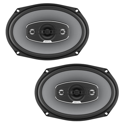 Hertz UNO X 690 6x9" 4 Way Car Van Parcel Shelf Coaxial Speakers 85w RMS Pair