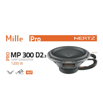 Hertz Mille Pro MP 300 D2.3 12 Inch Dual Voice Coil Car Subwoofer Sub 2ohms 600w - CEN