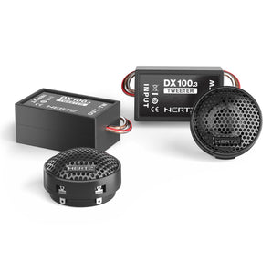 Hertz Dieci DT 24.3 1" 24mm Car Audio Neodymium Tweeters & Crossovers 80w Pair - CEN
