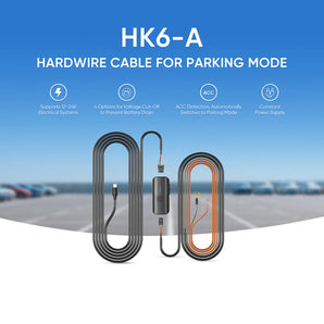 Viofo HK6-A USB-C Hardwire & 8pcs Fuse Kit for A149 Pro