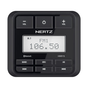 Hertz Marine HMR 15 2.8 Inch IP66 Digital Media Receiver Bluetooth USB Radio