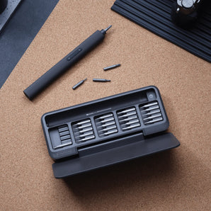 Hoto Mini Electric Screwdriver 25 S2-Steel Precision Bits Storage Case USB C - CEN