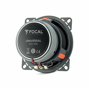 Focal ICU 100 Universal 2 Way 4 Inch Coaxial Speakers 40w RMS Pair - CEN