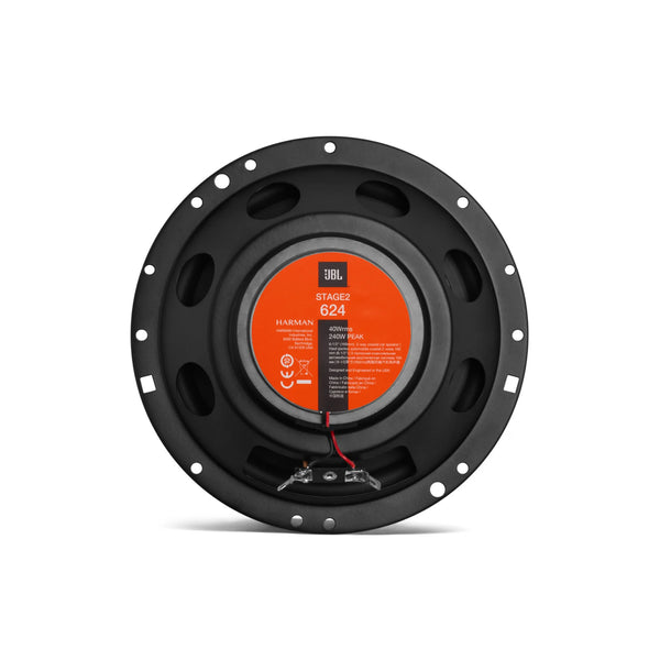 JBL Stage 2 624 6.5 Inch 2 Way Coaxial Car Door Speakers 40w RMS Pair - CEN