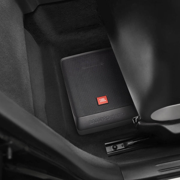 JBL BassPro Nano Sub Compact Powered Active Underseat Car Subwoofer 100w RMS - CEN