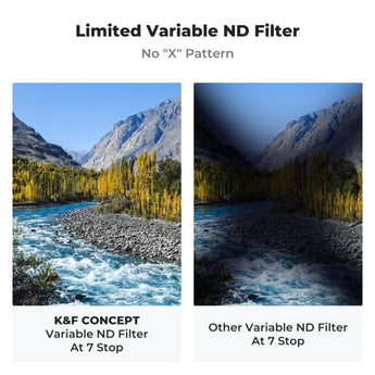 K&F Concept 49mm Variable ND Filter ND8-ND128 VND Nano X Series - CEN