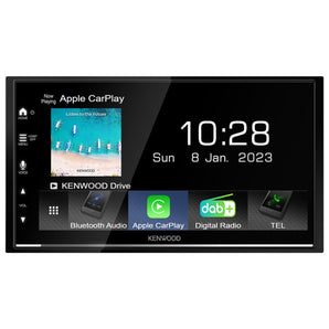 Kenwood DMX7722DABS Wireless Apple CarPlay Android Auto DAB Bluetooth Car Stereo - CEN