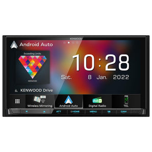 Kenwood DMX8021DABS Wireless Apple CarPlay Android Auto DAB Bluetooth Car Stereo - CEN