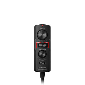 Kenwood KSC-PSW7EQ Sub Compact Active Powered Underseat Subwoofer with Remote - CEN