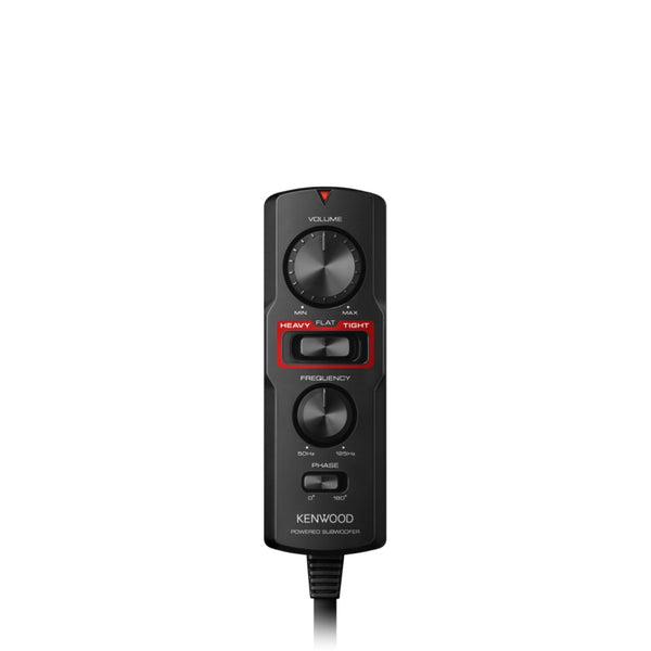 Kenwood KSC-PSW7EQ Sub Compact Active Powered Underseat Subwoofer with Remote - CEN