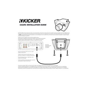 Kicker CXARC Remote Bass Control for CX, DX, PX and KEY500.1 Series Amplifiers - CEN