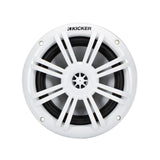 Kicker Marine Speakers KM Series 6.5 Inch Coaxial White Grills Boat Rib 50w RMS-1
