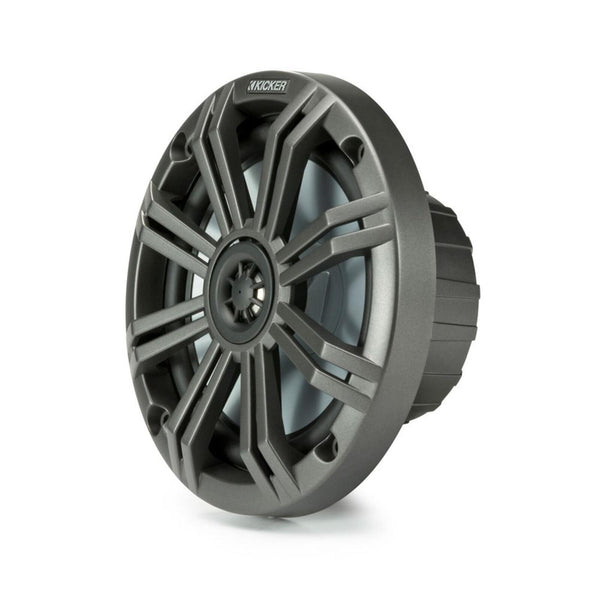 Kicker Marine KA45KM654 Speakers KM Series 6.5" Coaxial White & Charcoal Grills - CEN