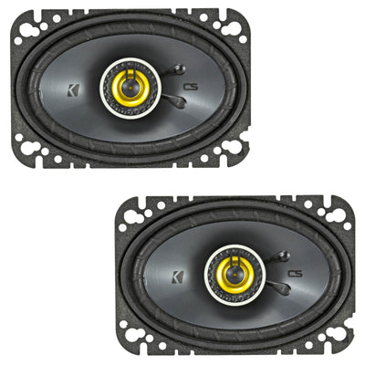 Kicker 46CSC464 CS Series 4x6" 2 Way Car Door Dash Coaxial Speakers 50w RMS Pair